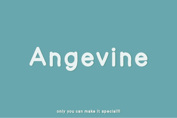 Angevine: A Unique Sans Serif Typeface for Modern Web Design