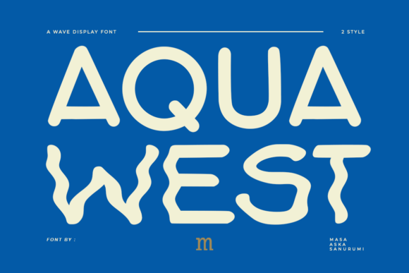 Aqua West: A Playful Sans Serif Font for Modern Editorial Design