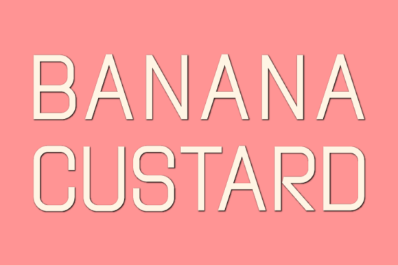 Banana Custard: A Versatile Sans Serif Font for Branding