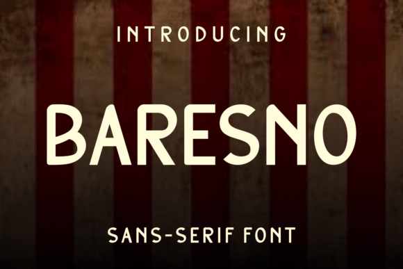 Baresno: The Clean Sans Serif Font for Small Business Branding