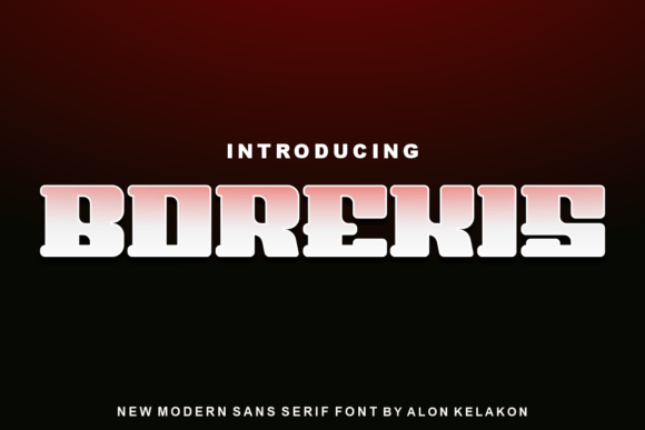 Borekis: A Modern Sans Serif Font for Editorial Design
