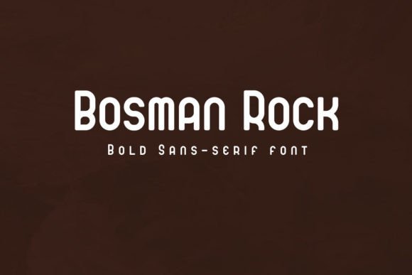 Bosman Rock: A Clean Sans Serif for Modern Web Design