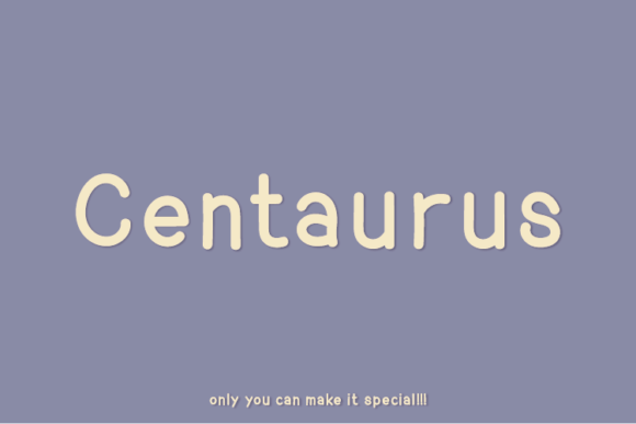 Centaurus: A Bold Sans Serif for Modern Brand Identity