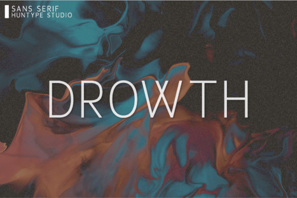 Drowth: A Versatile Sans Serif Font for Business Branding