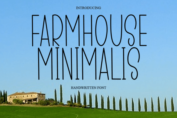 Farmhouse Minimalis Font Review for Web Design