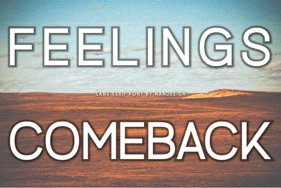 Feelings Comeback: A Modern Sans Serif Font for Web Design