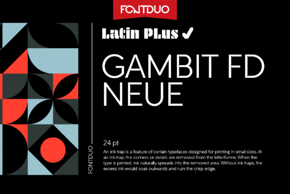 Gambit Fd Neue: A Geometric Sans Serif for Modern Web Design