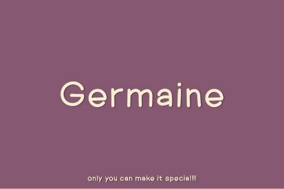 Germaine: The Natural Sans Serif Font for Clear Campaigns