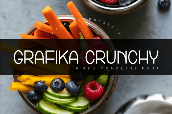Grafika Crunchy: A Fresh Typeface for Branding