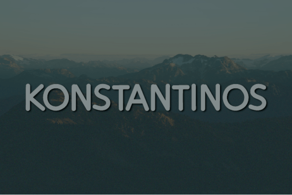 Konstantinos: A Unique Sans Serif Typeface for Editorial Design