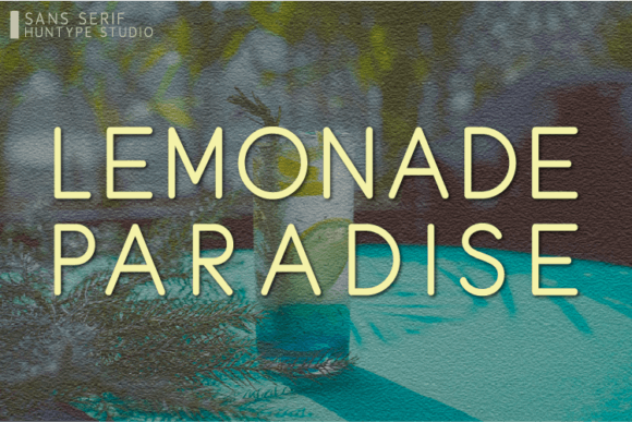Lemonade Paradise Font Review for Web Design