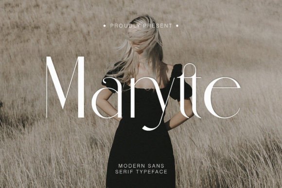 Marytte: The Stylish Sans Serif Font for Handmade Brands