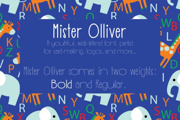 Mister Olliver: A Youthful Sans Serif Font for Branding