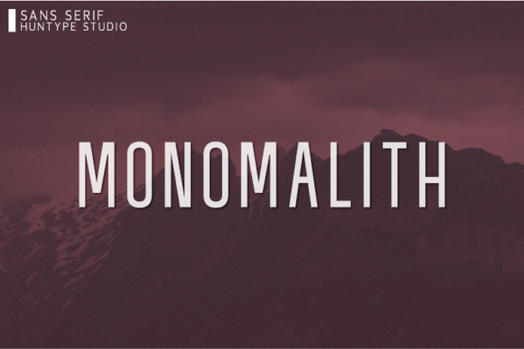 Monomalith: A Versatile Sans Serif Font for Editorial Design