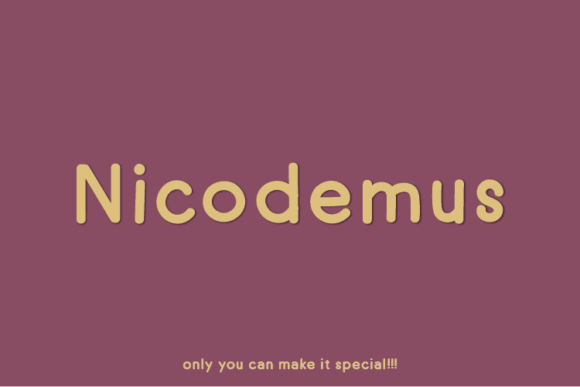 Nicodemus: The Unique Sans Serif Font for Bold Campaigns