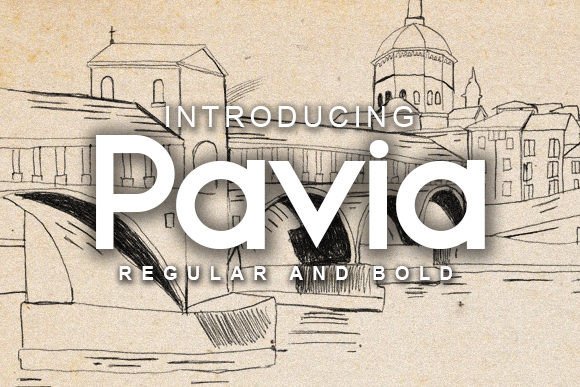 Pavia: A Modern Sans Serif Typeface for Digital Design