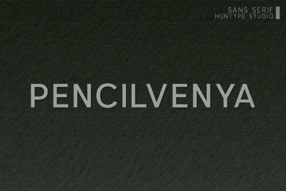 Pencilvenya: The Versatile Sans Serif Font for Small Business Branding