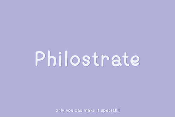 Philostrate: A Unique Sans Serif Font for Branding