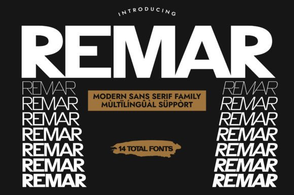 Remar: The Minimalist Typeface for Scroll-Stopping Marketing