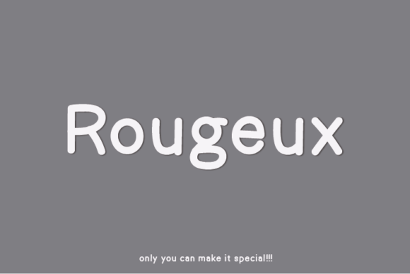 Rougeux: A Unique Sans Serif Font for Modern Web Design