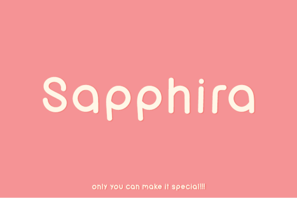 Sapphira: A Unique Sans Serif Typeface for Digital Design