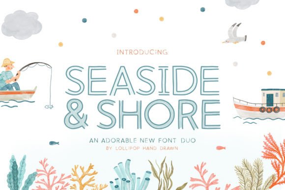 Seaside and Shore: A Playful Sans Serif Font for Campaigns