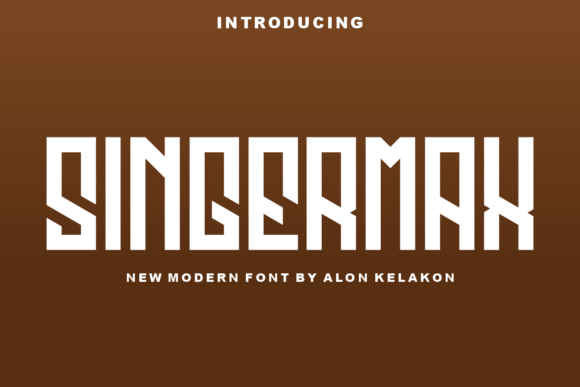 Singermax: A Modern Sans Serif Font for Branding