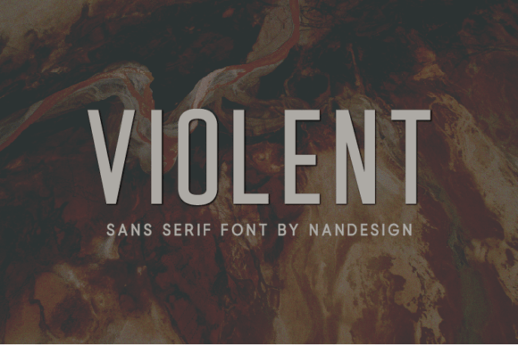 Violent Font: The Neat Sans Serif for Crafters