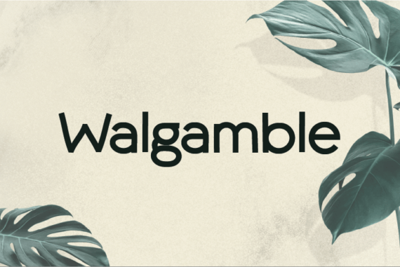 Walgamble: A Versatile Sans Serif Font for Modern Branding