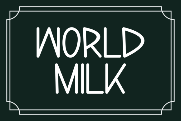 Word Milk: A Fresh Sans Serif Font for Campaigns